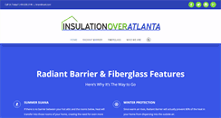 Desktop Screenshot of insulationoveratlanta.com